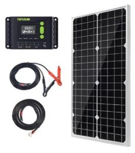 Topsolar Panel solar 30 W 12 V monocristalino sistema de rejilla para hogares RV barco 12 V carga de batería