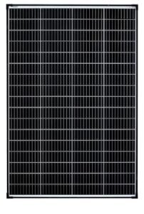 enjoy solar Mono 180 W SunPower Ultra Eficiencia Back-Contact Panel Solar Panel Solar Módulo fotovoltaico con marco negro y hoja de hornear blanca, ideal para autocaravanas, casas de jardín, barcos